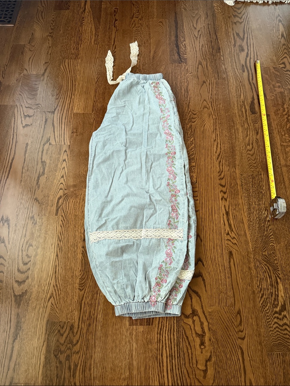 Pol chambray balloon pant jogger medium - Picture 11 of 12